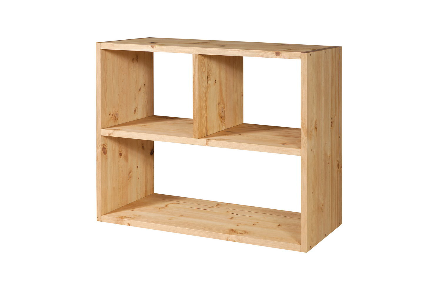 Стеллаж из дерева светлый Арль 3 секции KCCCN