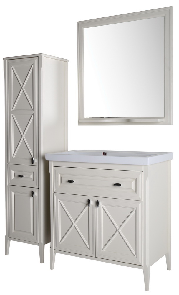 Пенал белый 1 ящик Монте 40 (петли слева)