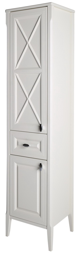 Пенал белый 1 ящик Монте 40 (петли слева)