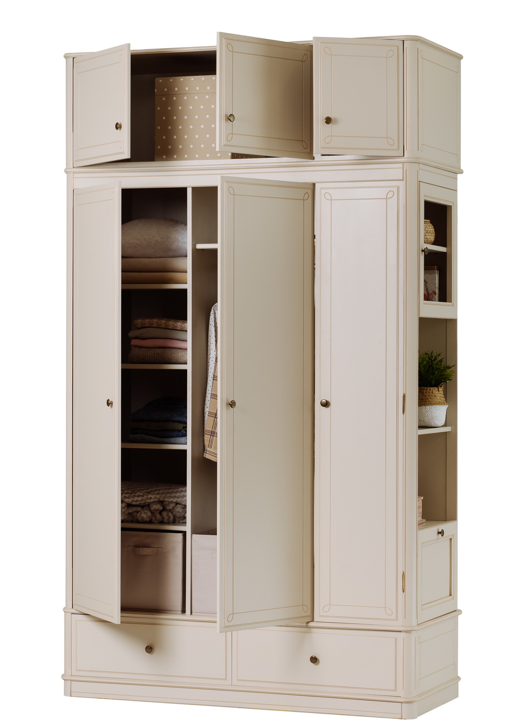 Шкаф Бетти 3-створчатый №5 с антресолью