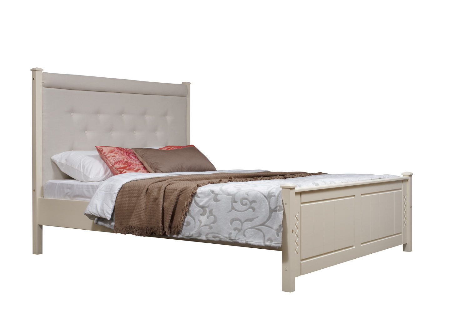 Кровать Дания 4 с мягким изголовьем 1600х2000