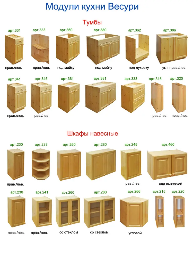 Тумба с 1 дверкой Весури угловая. арт. 386