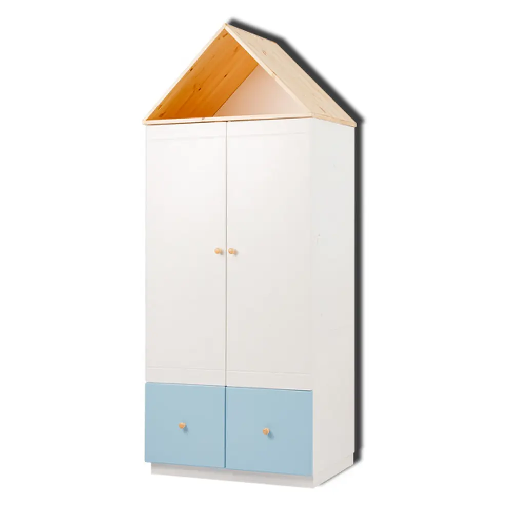 Шкаф белый с 2 ящиками ТК №5 2-ств.