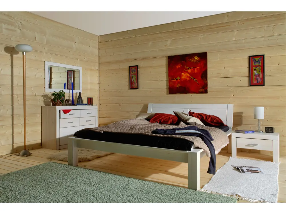 Кровать Брамминг-2 1800х2000 бейц - эмаль