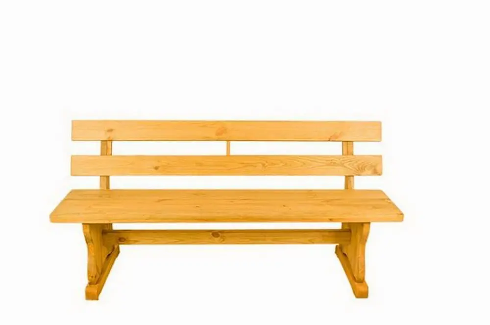 Лавка со спинкой деревянная Монастырская 180 BANCMONA 180 S