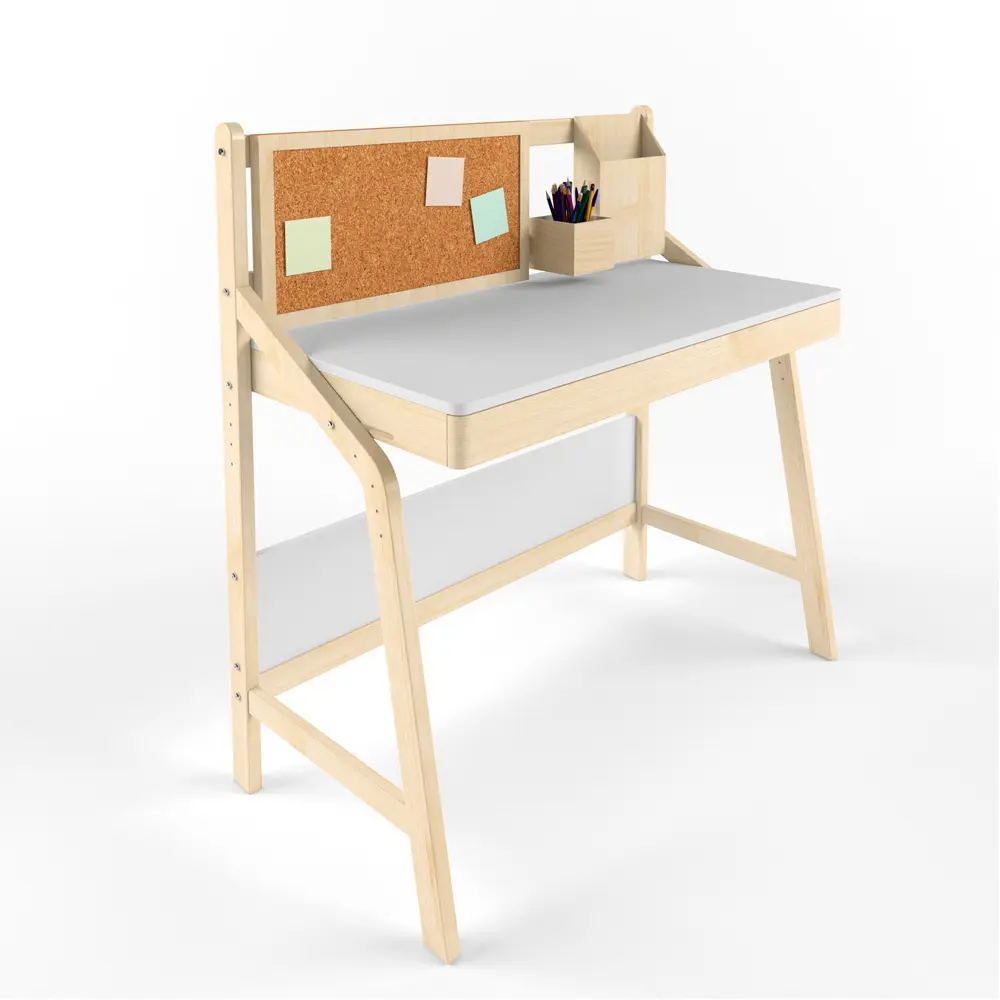 Стол массив березы Rabbit Wood UNO белый