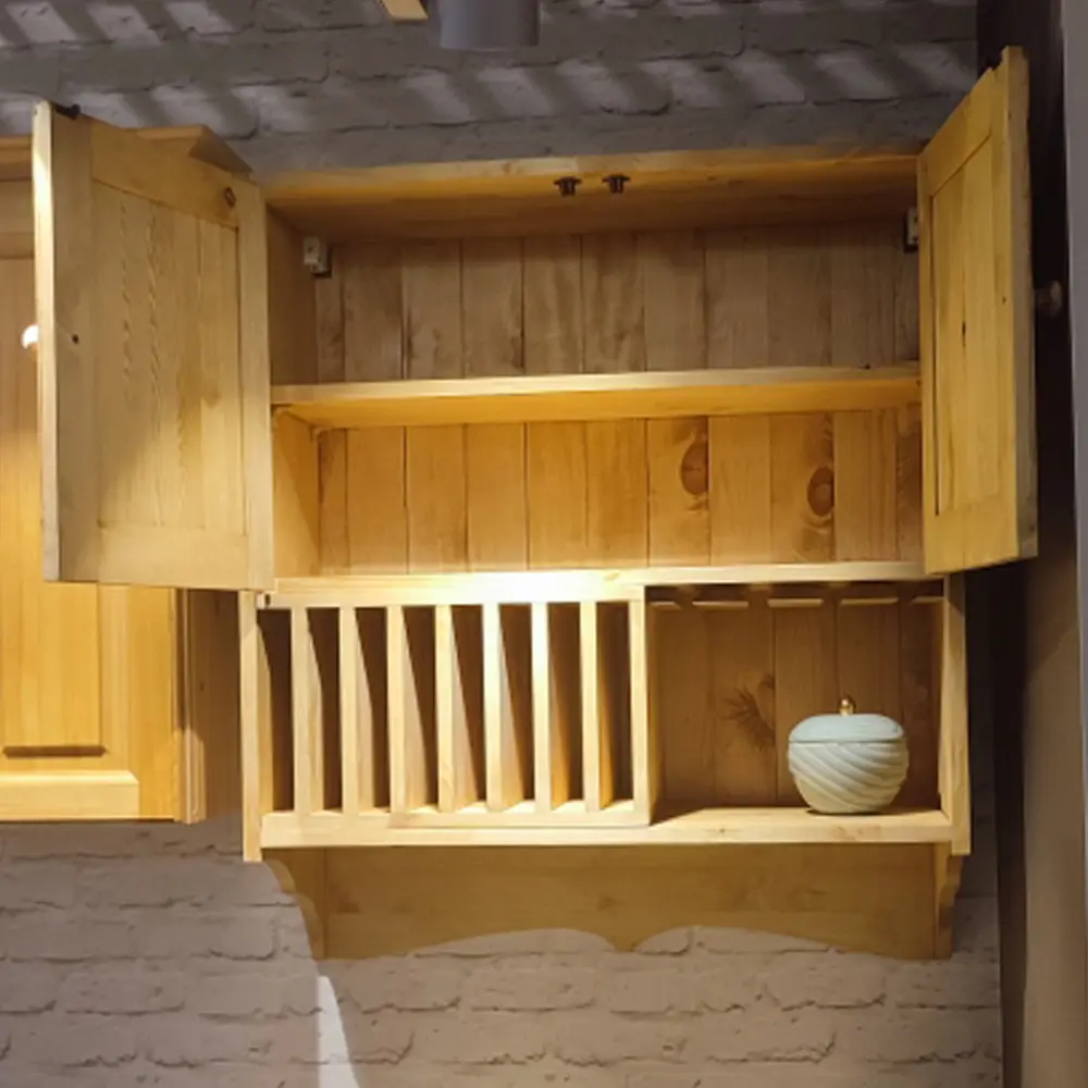 Шкаф настенный Прованс с кит-баром 800 х 316 х 930 (ПЛ 26-К)