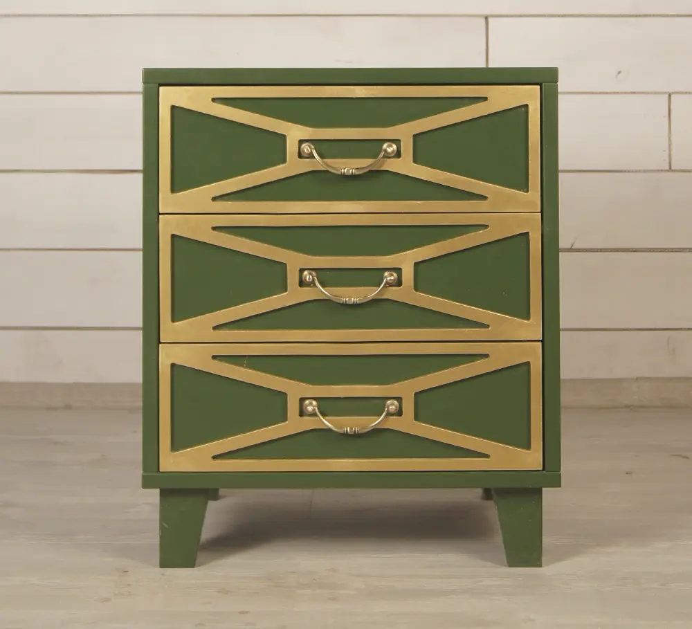 Прикроватная тумба с 3 ящиками «Emerald»