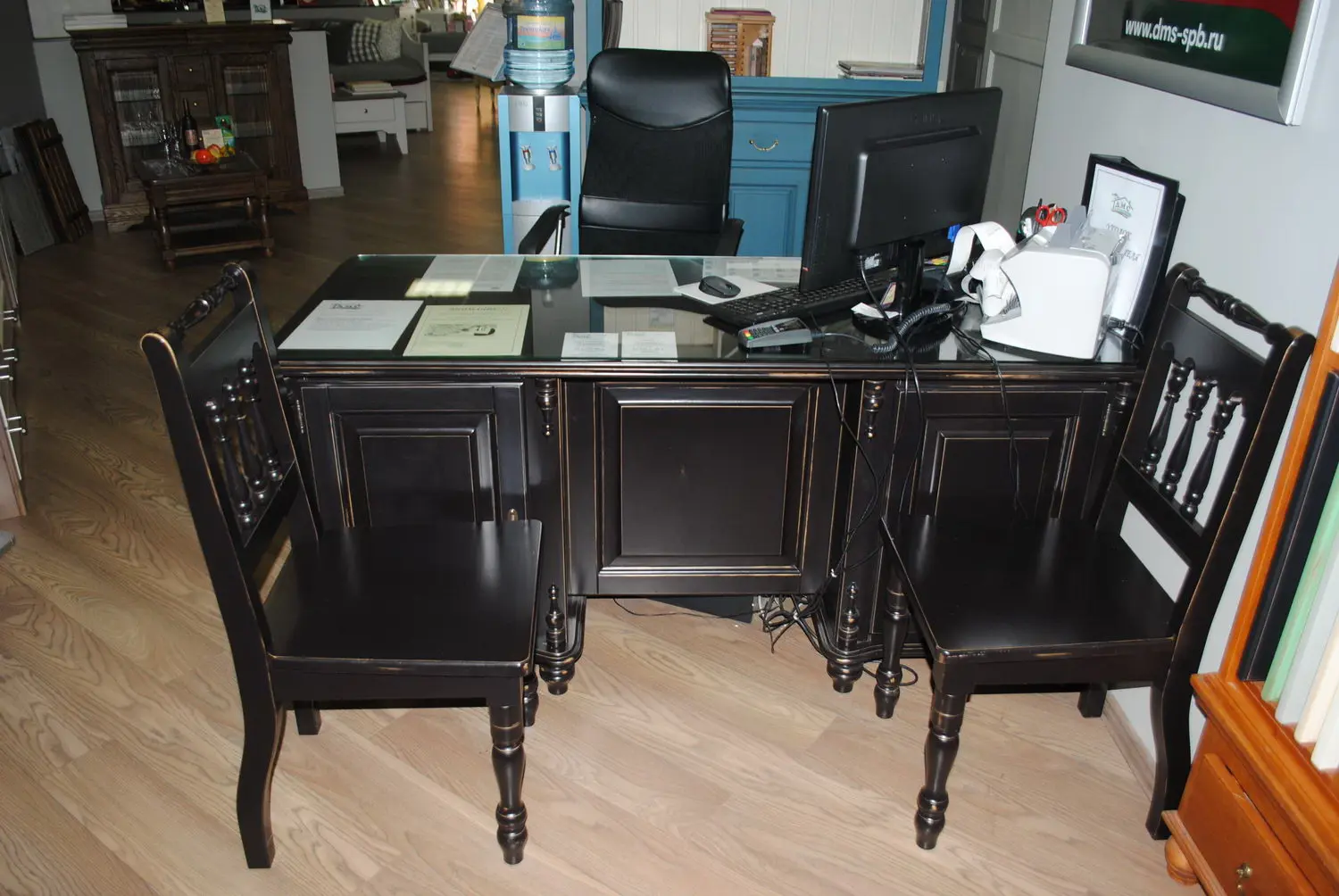 Стол Скандия 2-х тумбовый кабинетный 6.1.05