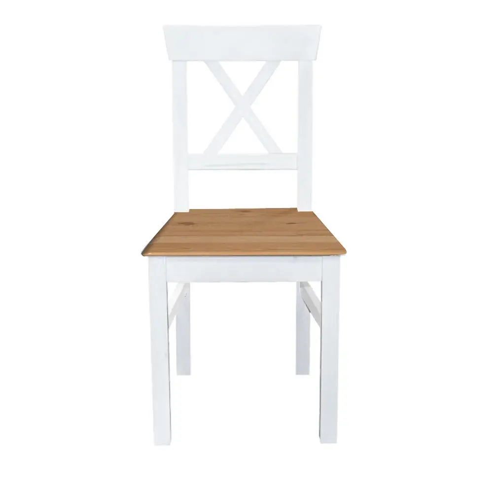 Стул из дерева Форест 2 шт. цвет - белый/антик