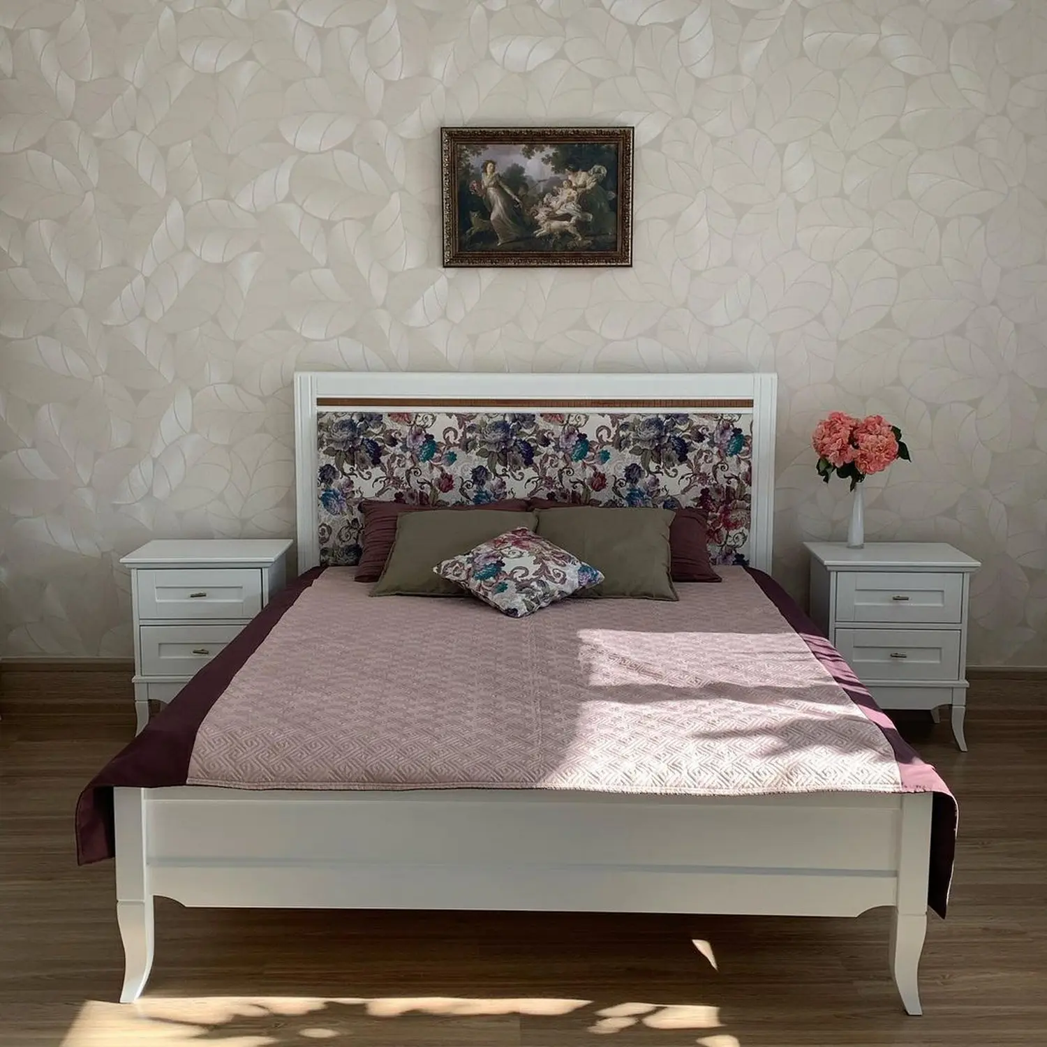 Кровать  "Римини"1800х2000  с мягким изголовьем