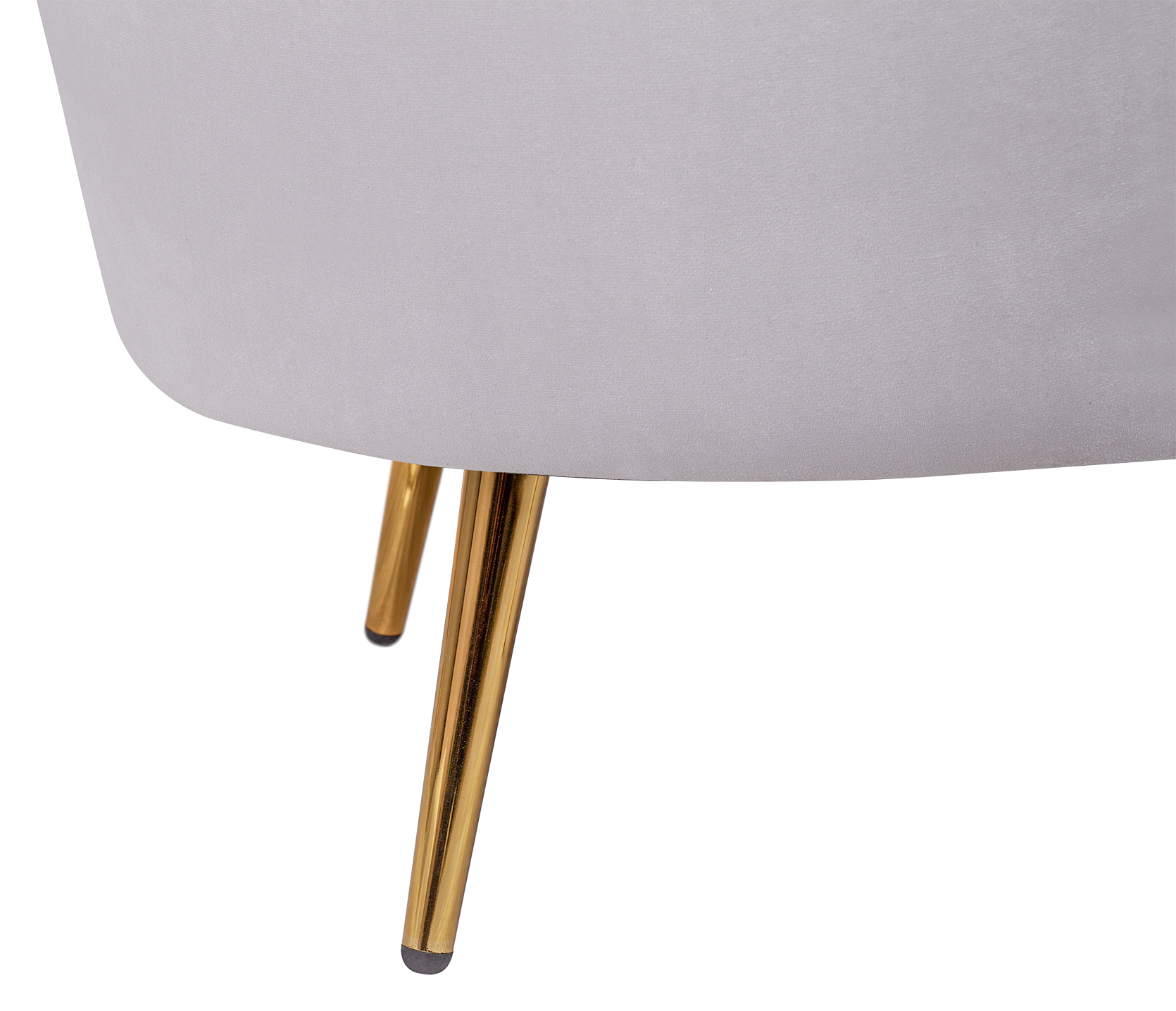 Низкое кресло ракушка Pearl Grey