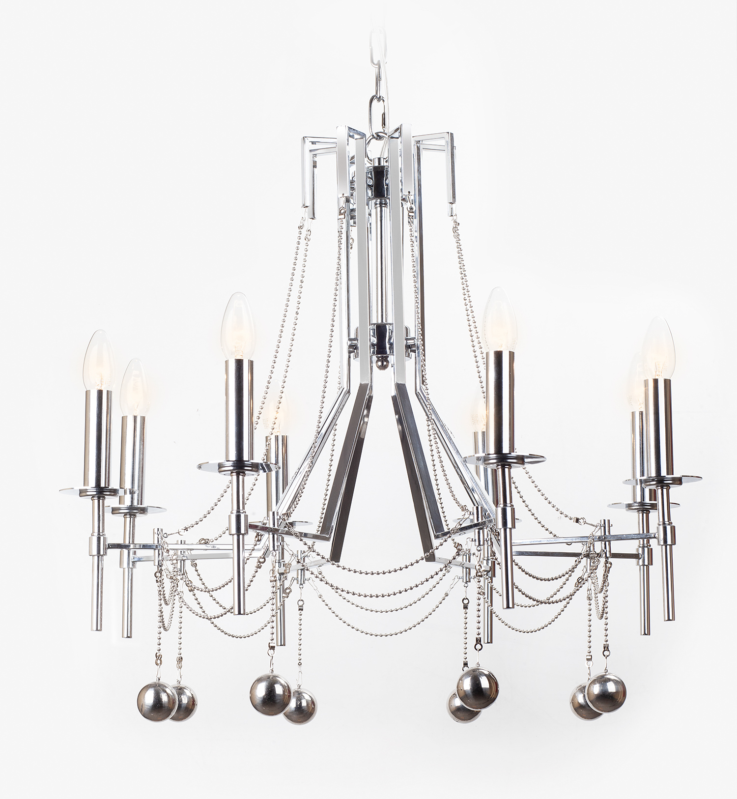 Люстра Rocco Silver 8