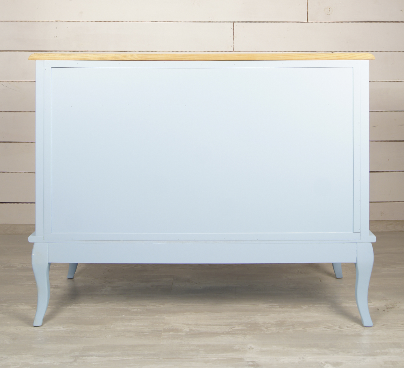 Комод из березы «Leontina Blue» на 4 ящика