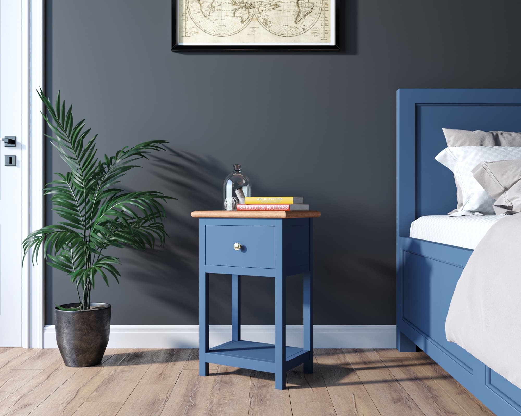 Тумба с ящиком береза "Jules Verne"