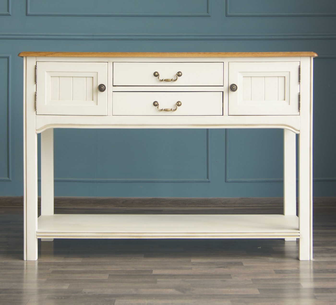 Консоль массив с ящиками "Olivia" в бежевом цвете