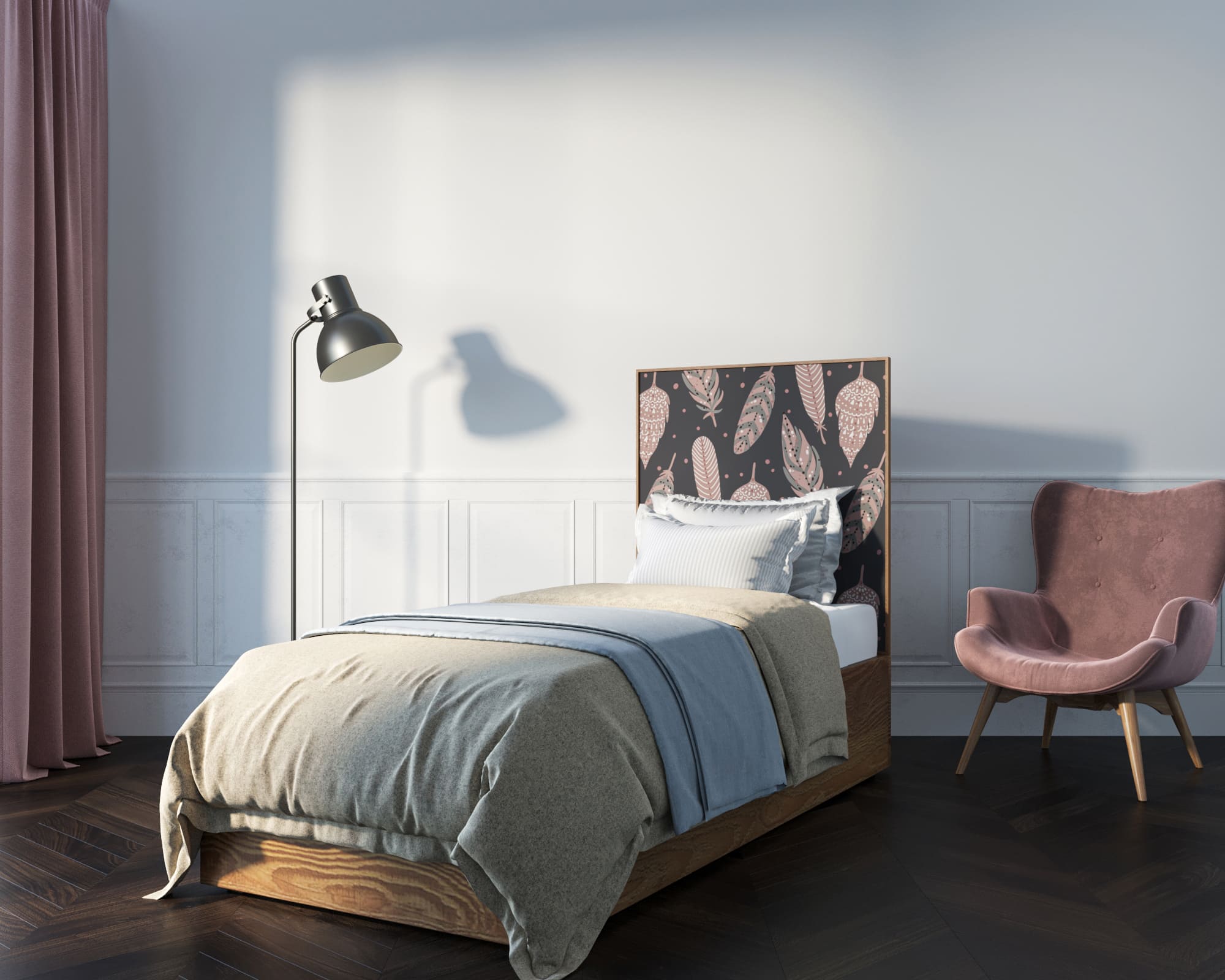 Кровать из дерева "Berber" 900х2000