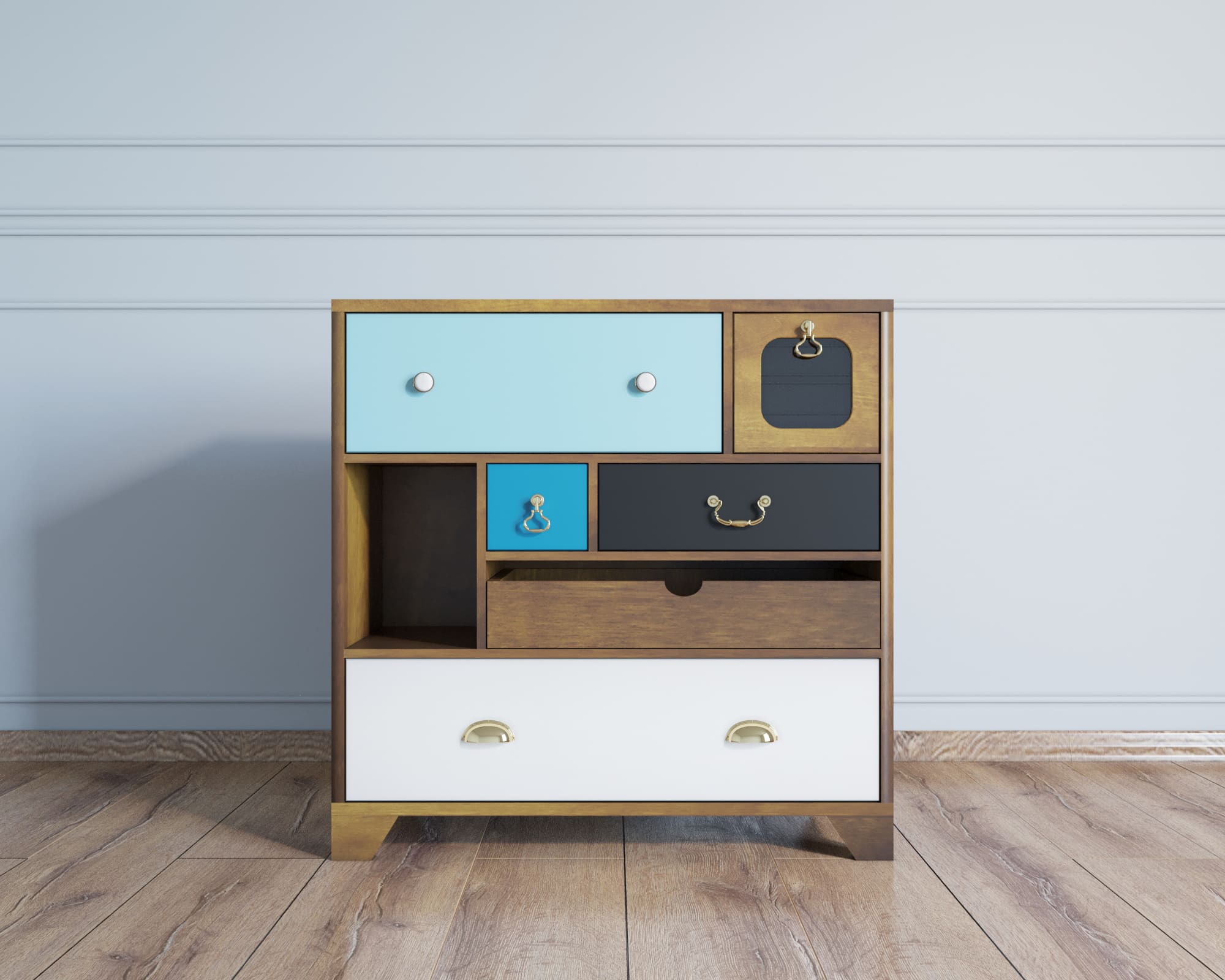 Комод малый «Aquarelle» 6 ящиков