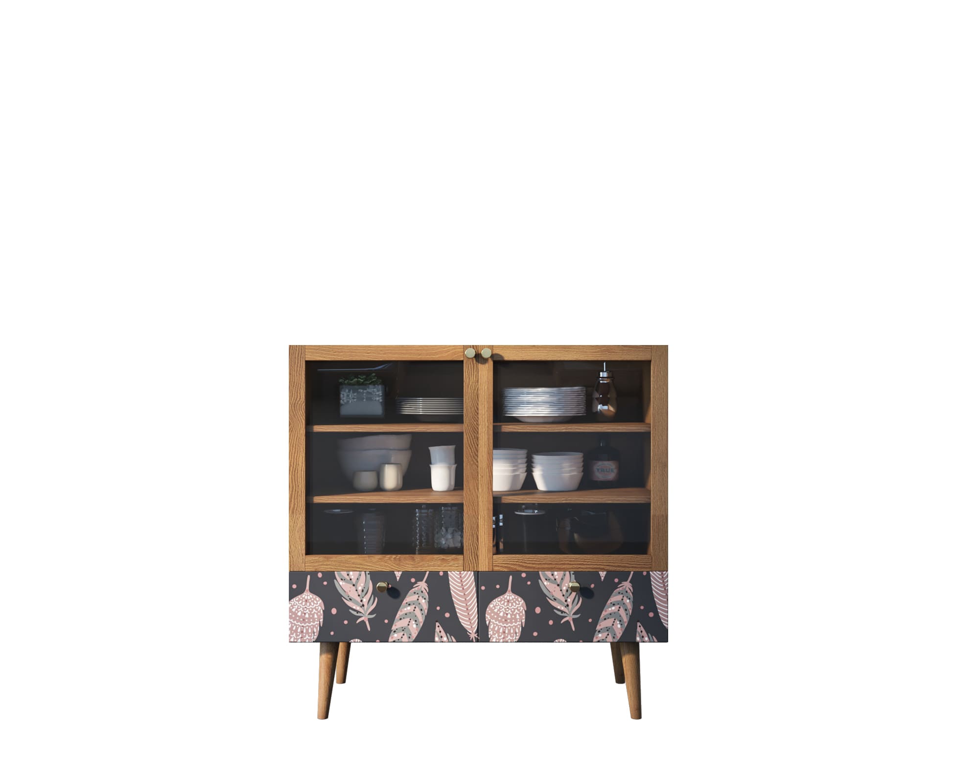 Буфет низкий с дверцами "Berber" 