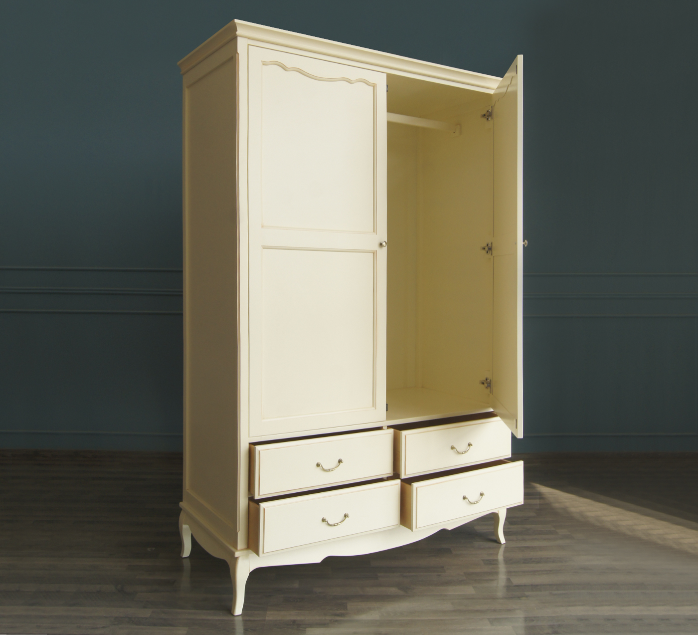 Шкаф "Leontina" двустворчатый с ящиками