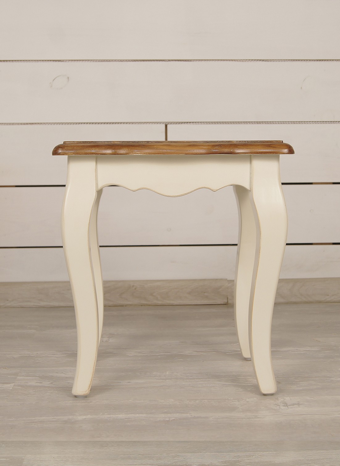 Бежевая консоль массив дерева "Leontina" малая