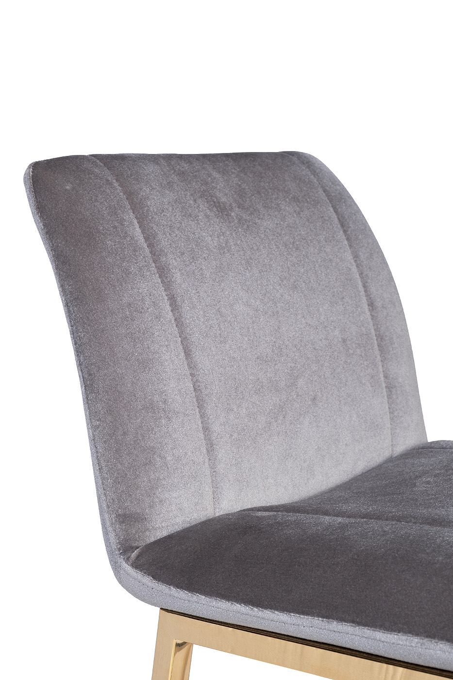 30C-DX-2091 GRE Стул барный велюр серый