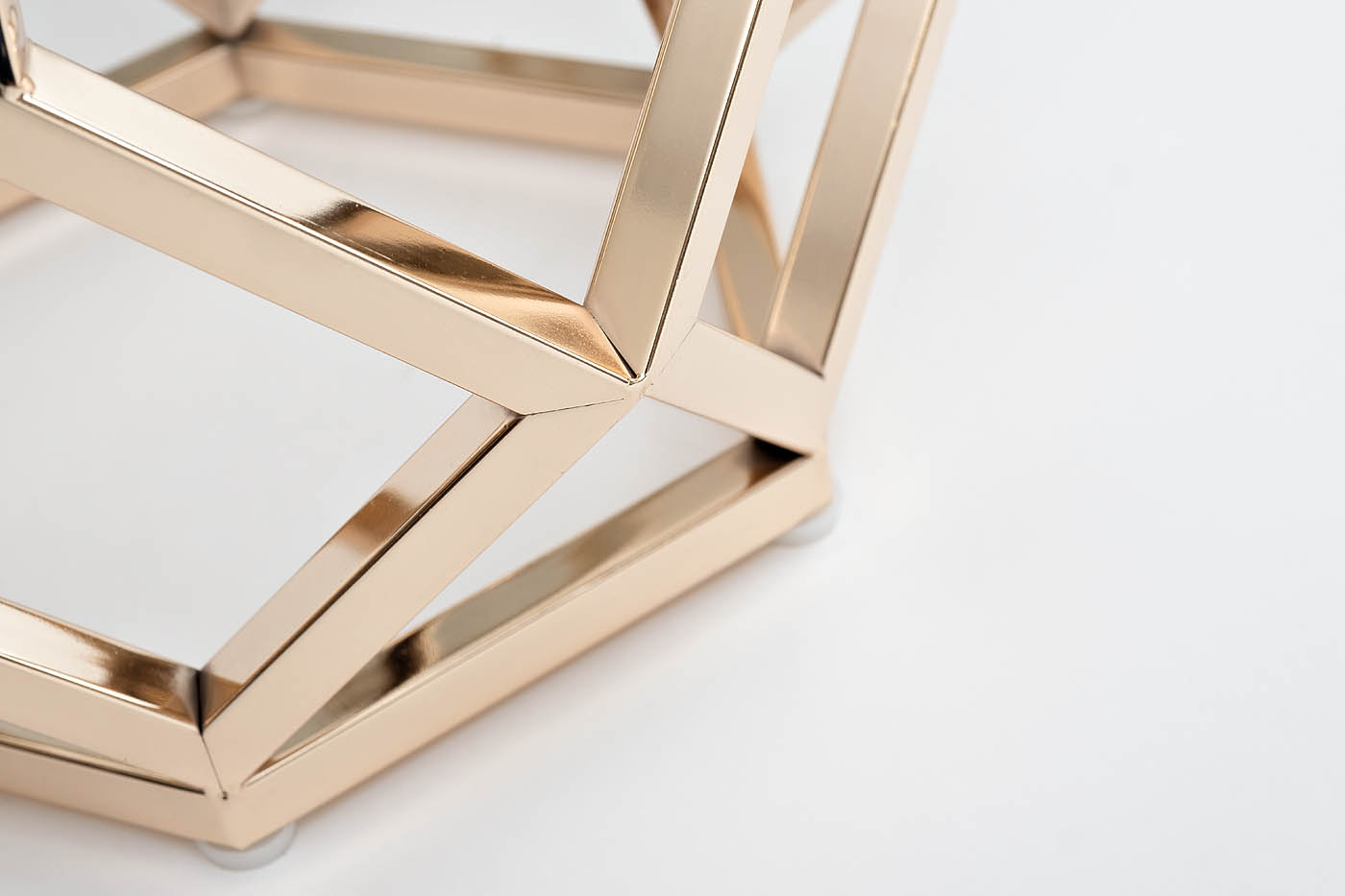 2KF111037-G Стол журнальный с мраморной столешницей, цвет опоры золото