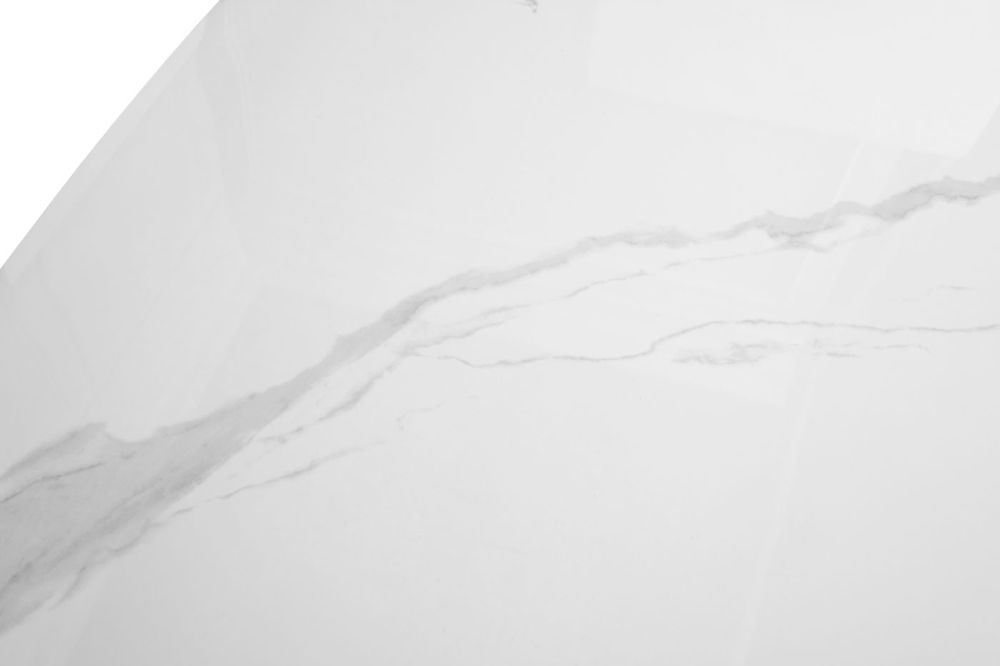 83MC-1957DT BEL Стол обеденный раскл.керам.белый 