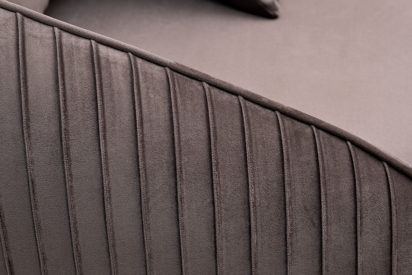 Диван Palazzo 240М трехместный раскладной, серый Ром504+Ром504 