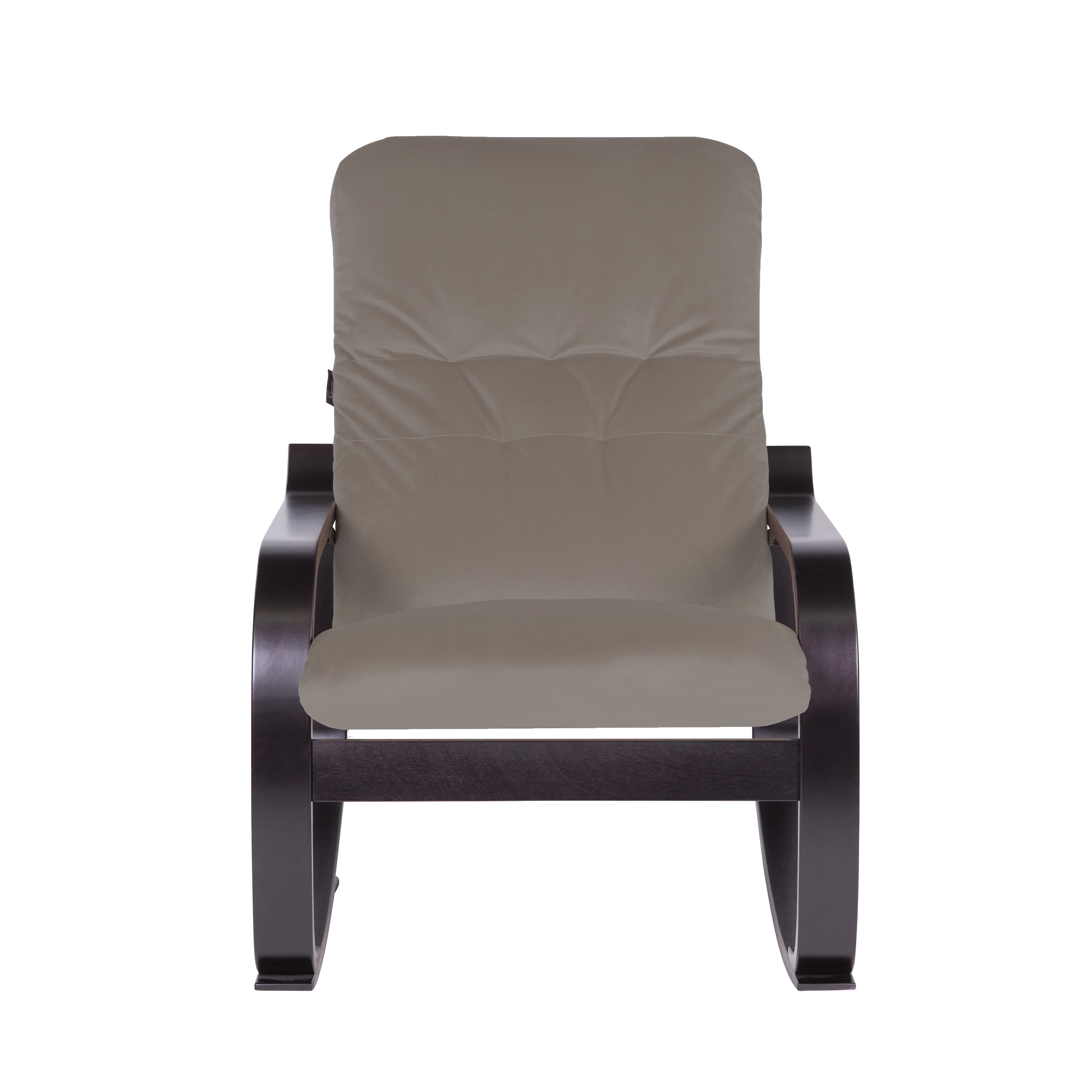 кресло-качалка Сайма фреш 04 бежевый каркас Орех