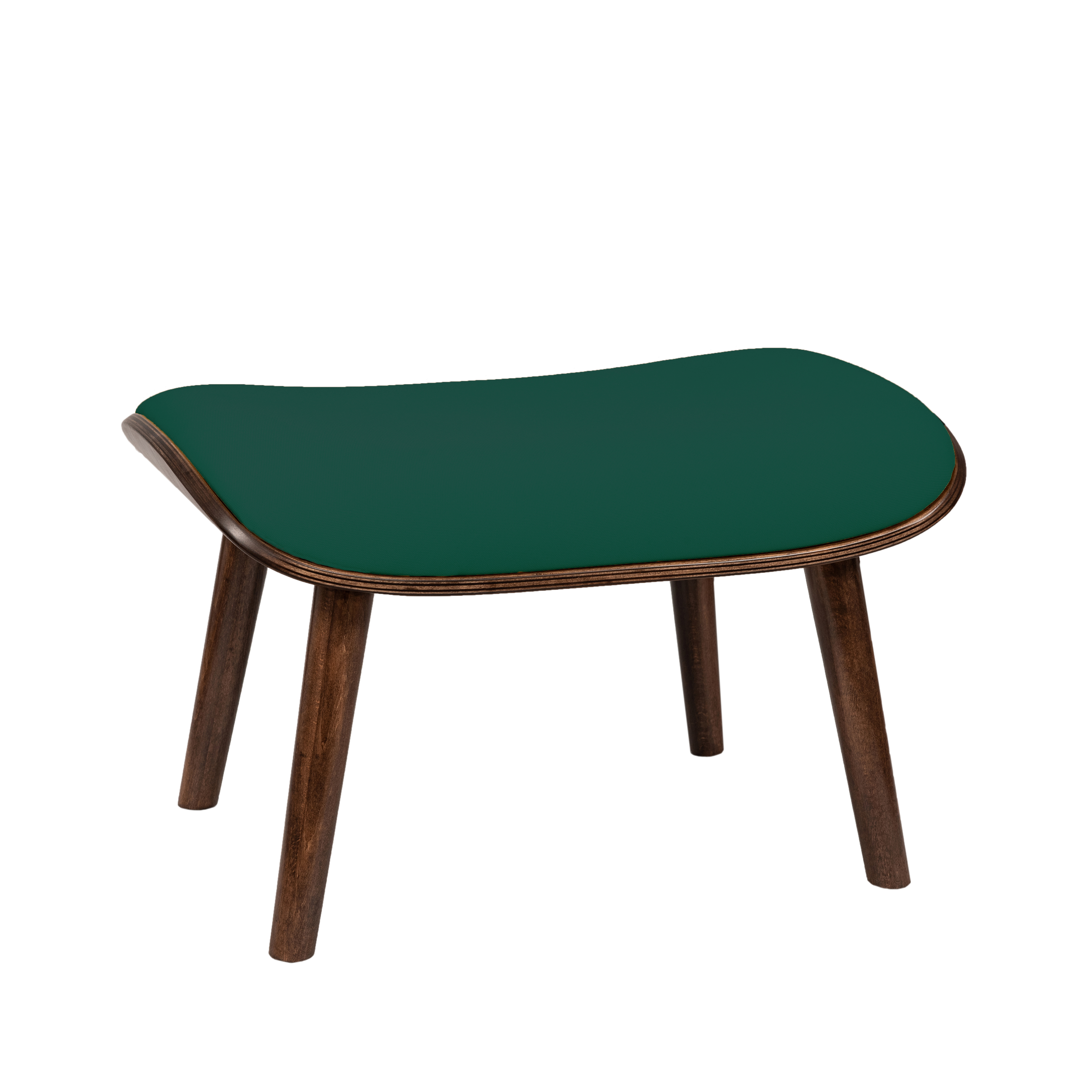 пуф Конда  Фреш 25 зелёный каркас  Орех