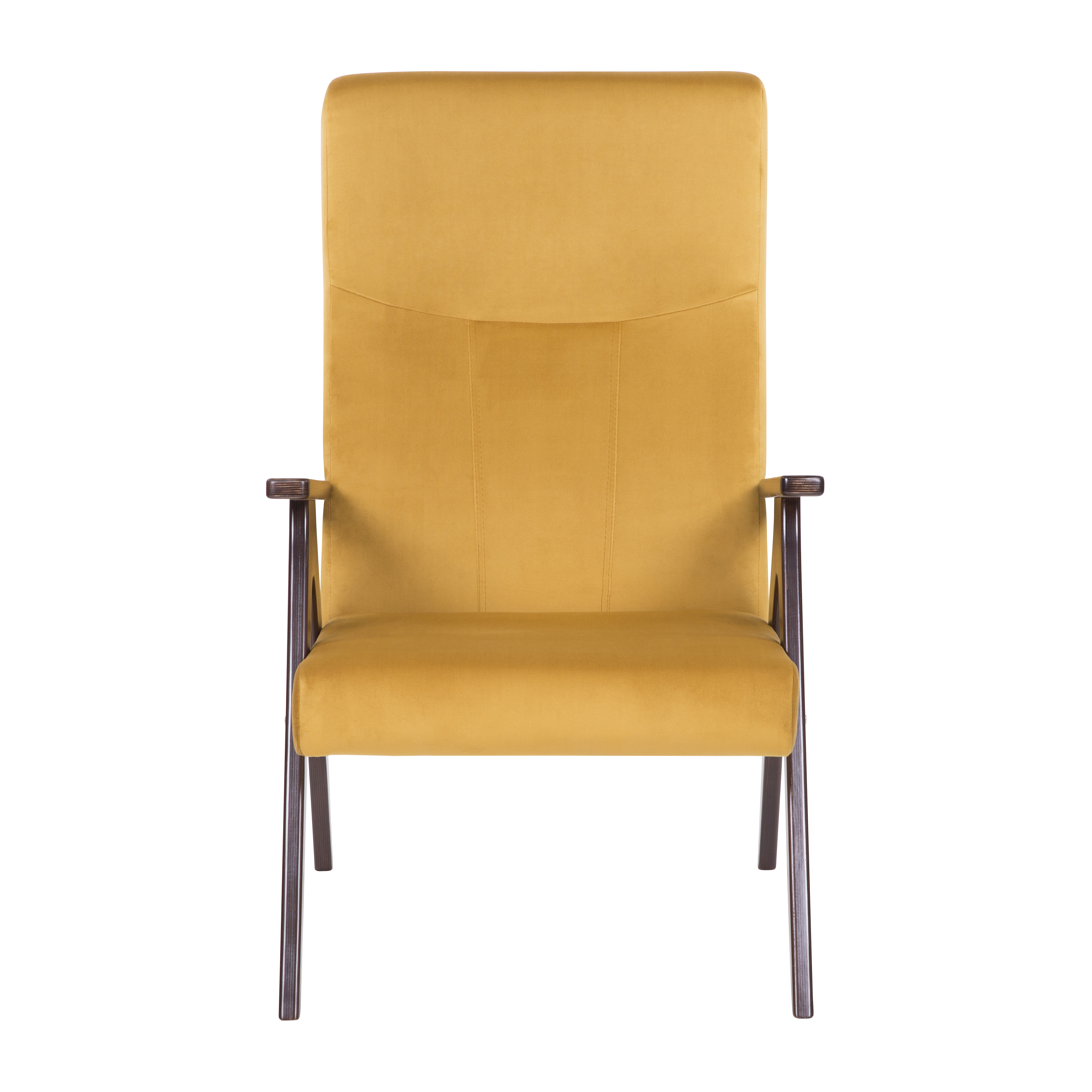 кресло Оскар  Охра каркас  Орех