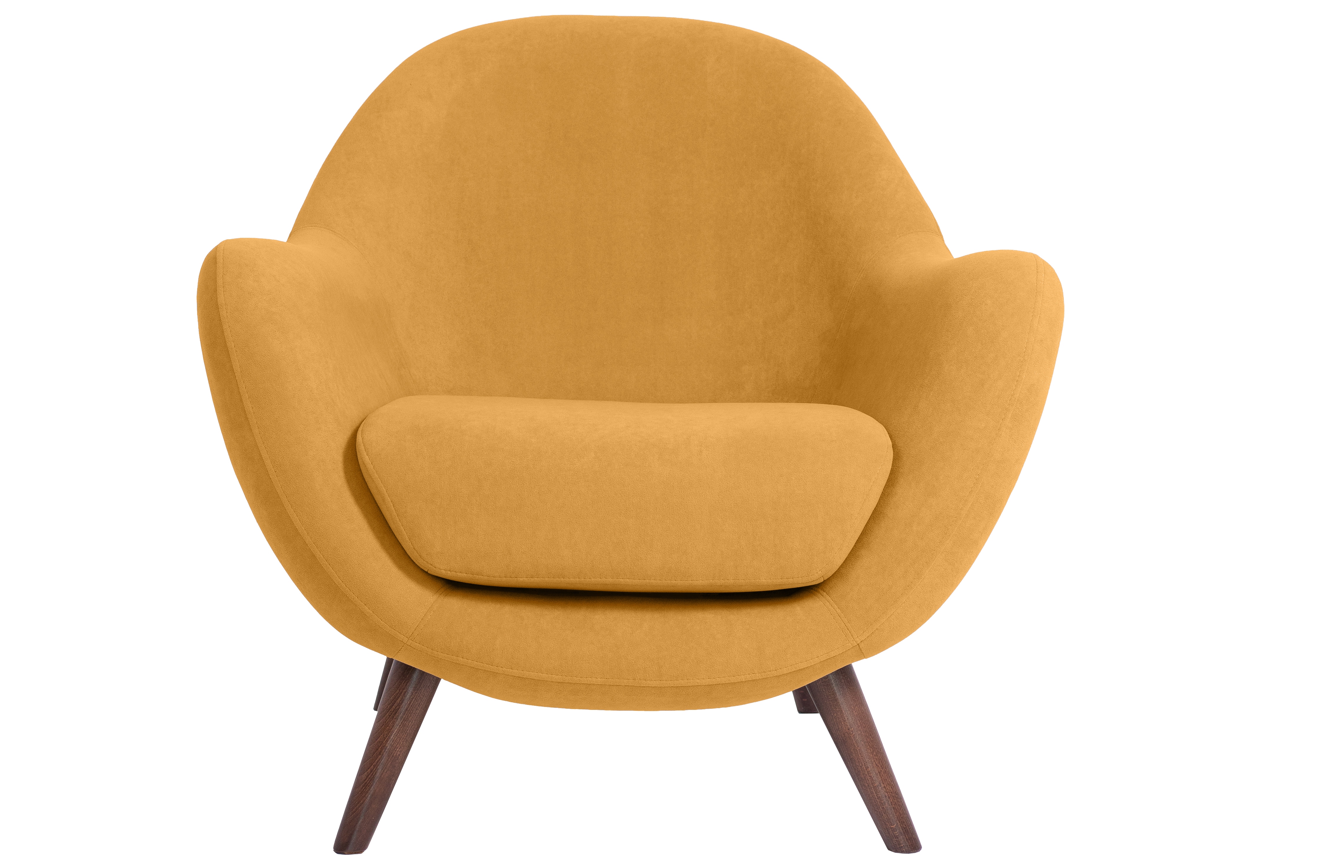 кресло Анхель  Охра каркас  Орех