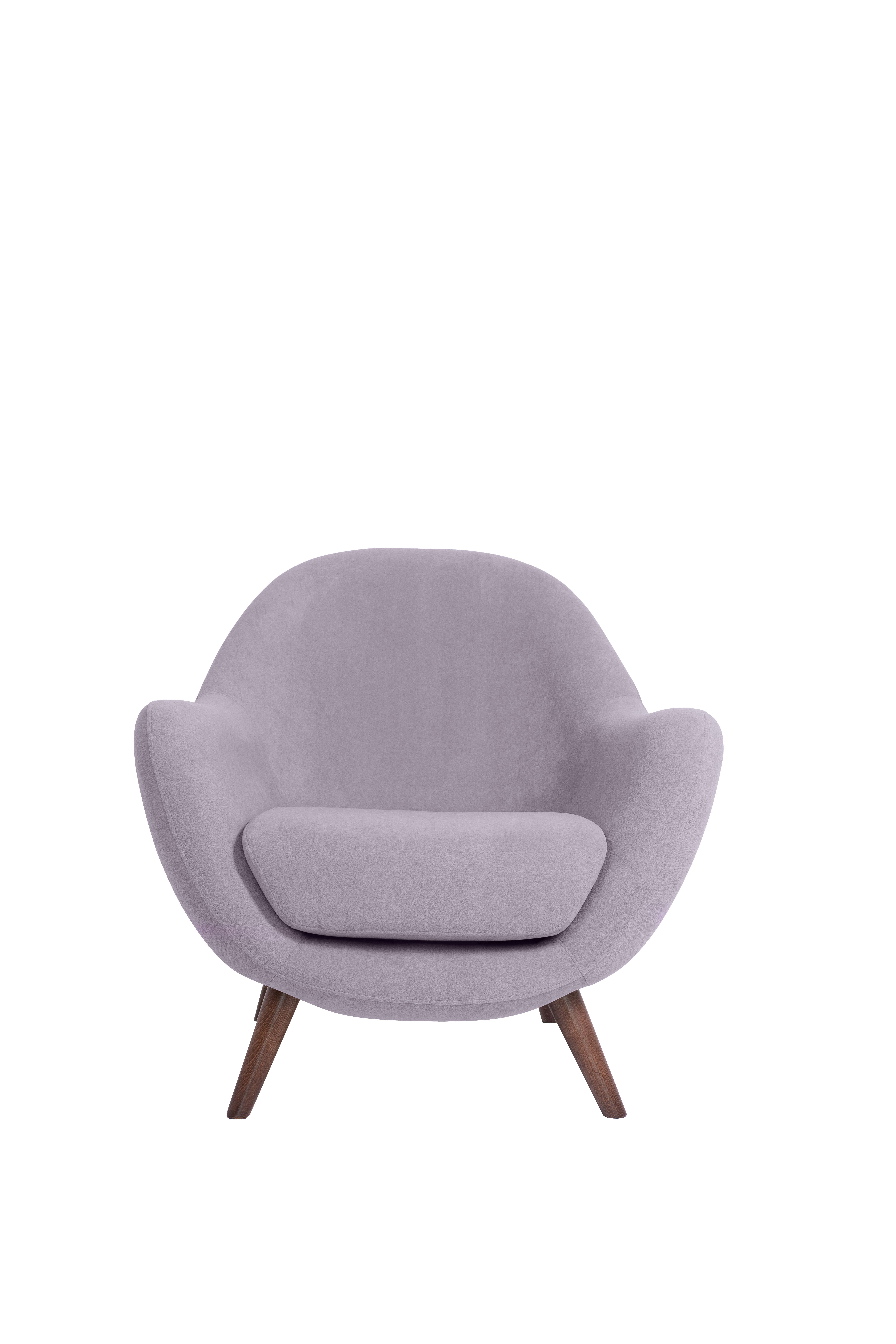 кресло Анхель  Перламутр каркас  Орех