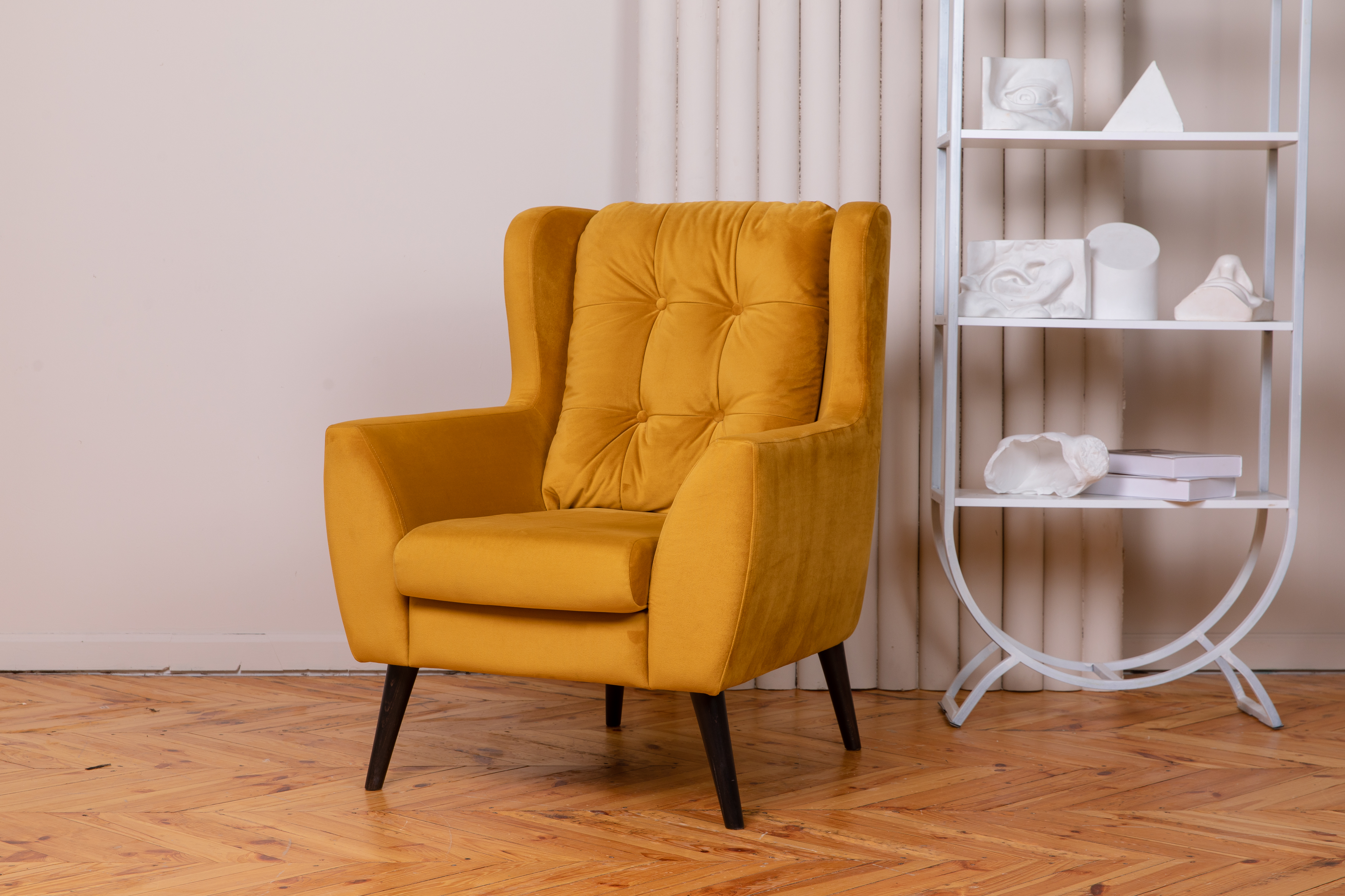 кресло Гермес  Охра каркас  Венге структура