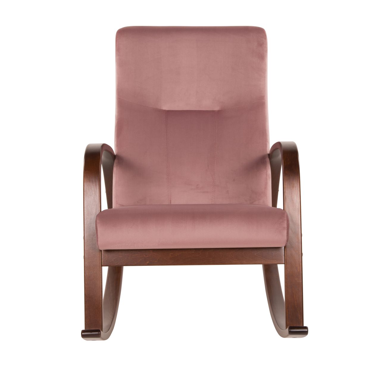 кресло-качалка Ирса Пудровый каркас Вишня