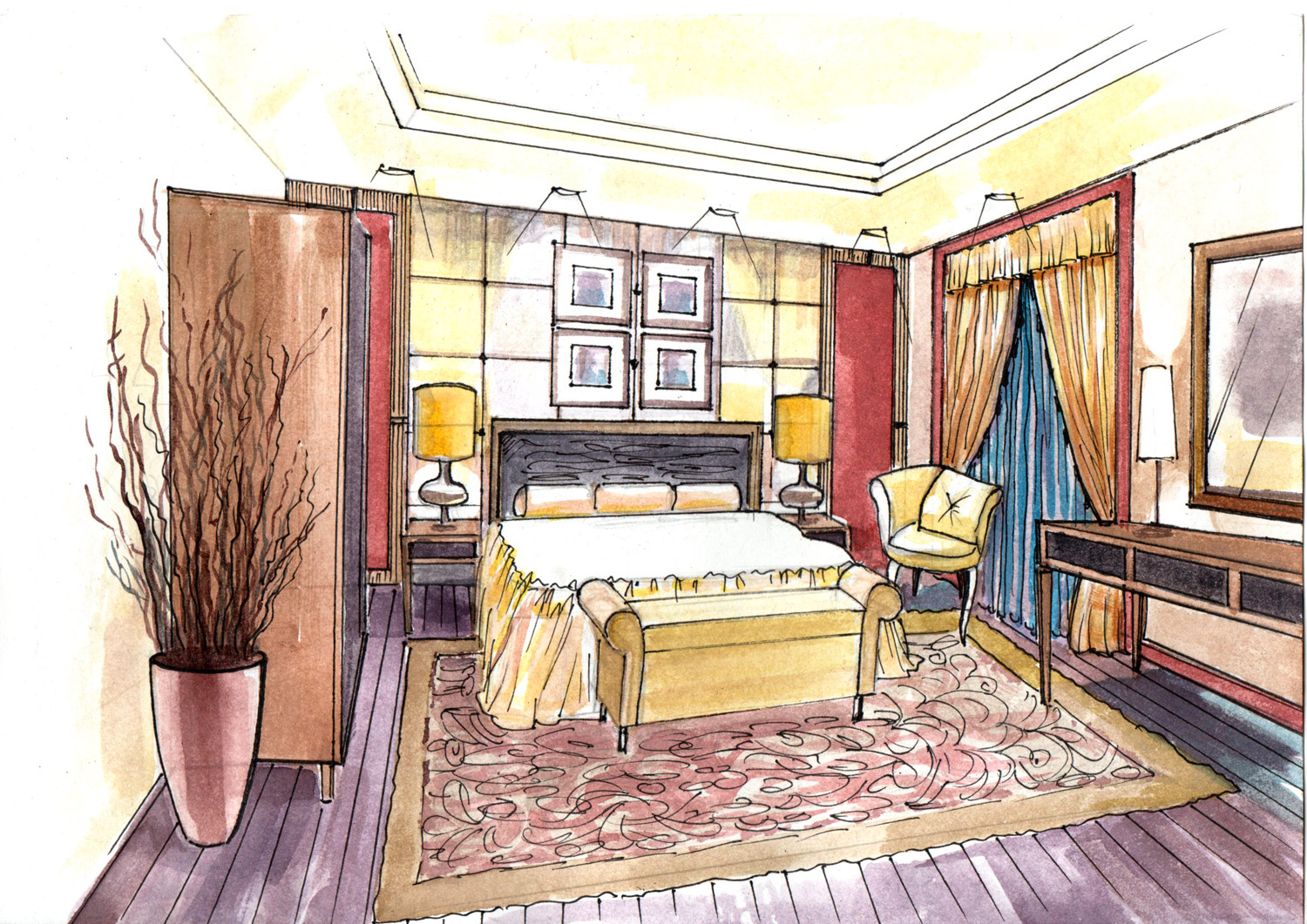 Спальня Фокстрот