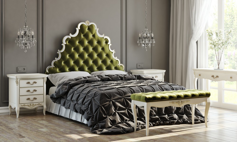 Кровать с мягким изголовьем 180*200 