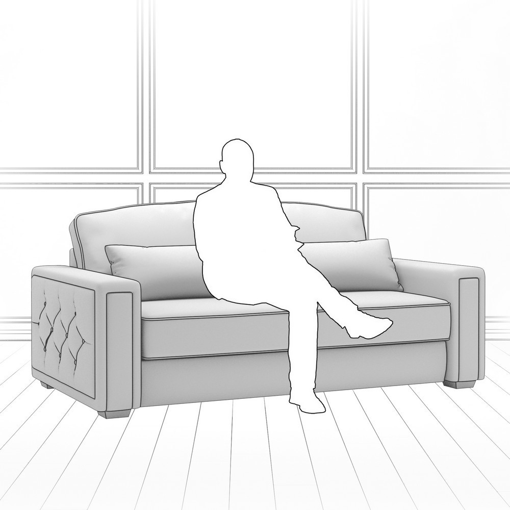 Диван Diamante (с механизмом) DDi-I-180-K03-Ka-0377