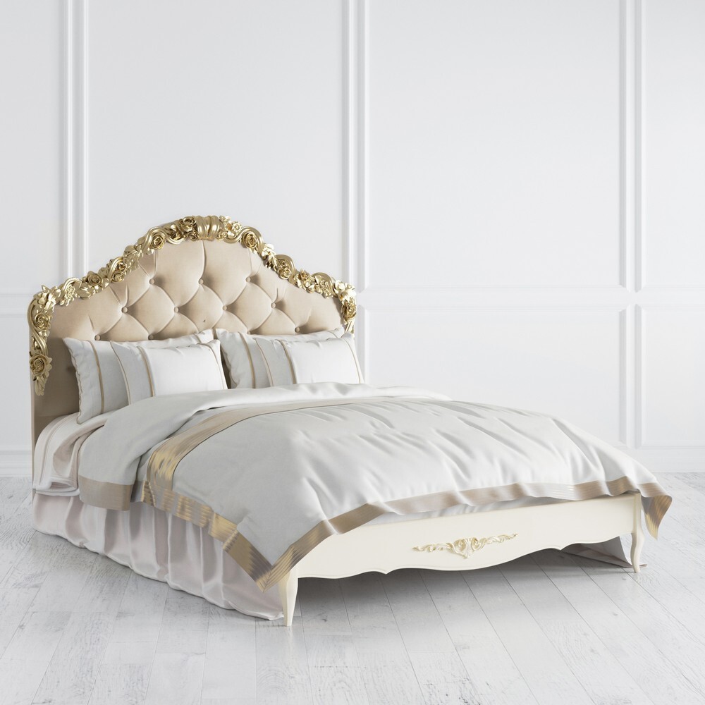 Кровать с мягким изголовьем 140*200 