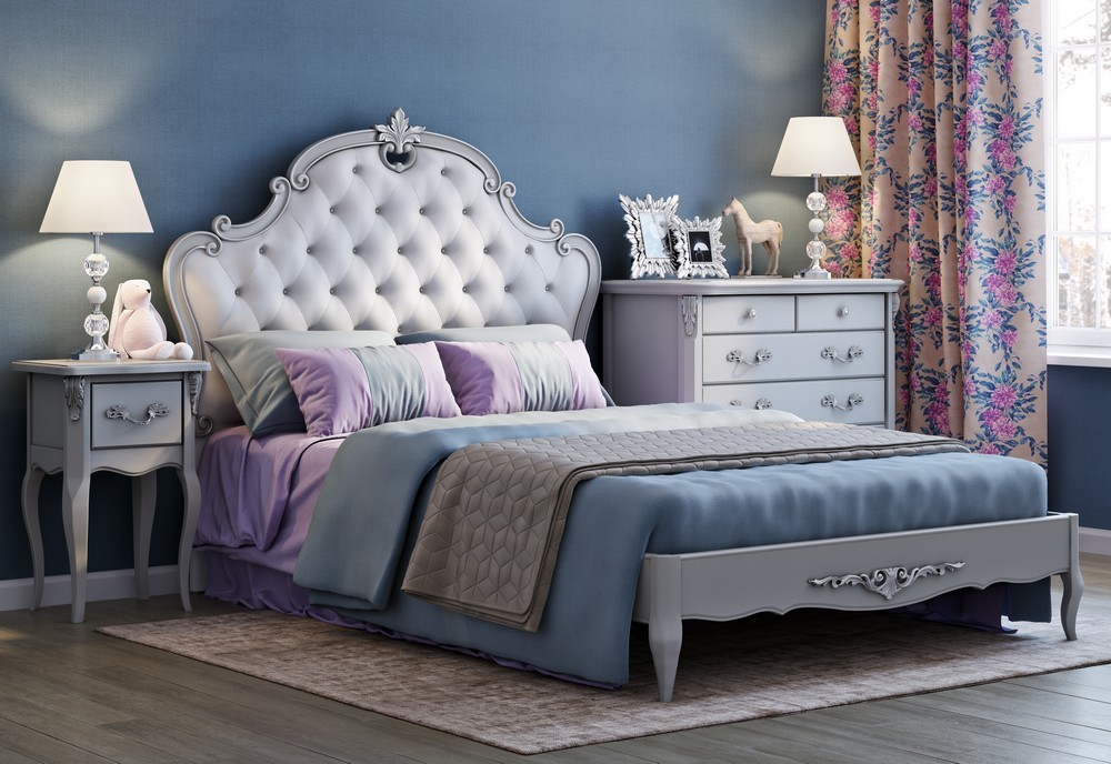 Кровать с мягким изголовьем 160*200