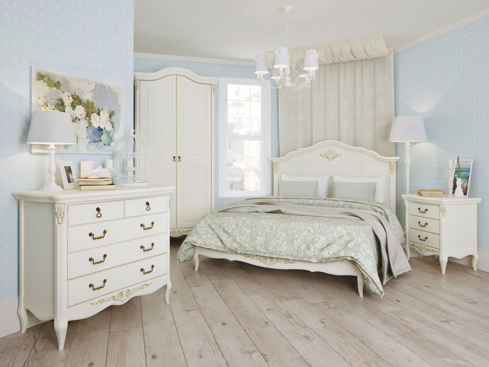 Прикроватная тумба 3 ящика 