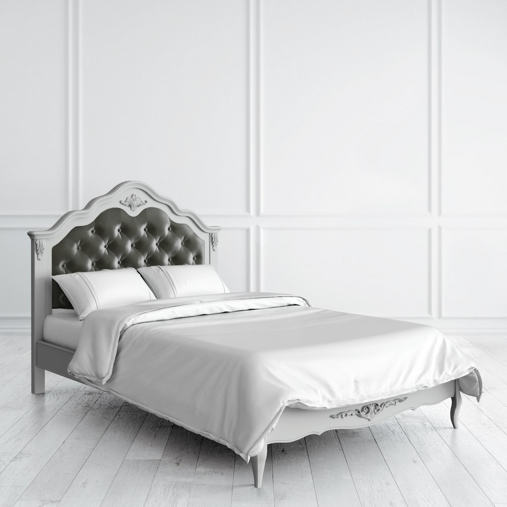 Кровать с мягким изголовьем 120*200 