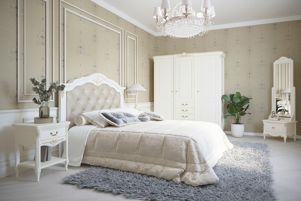 Кровать с мягким изголовьем 180*200 