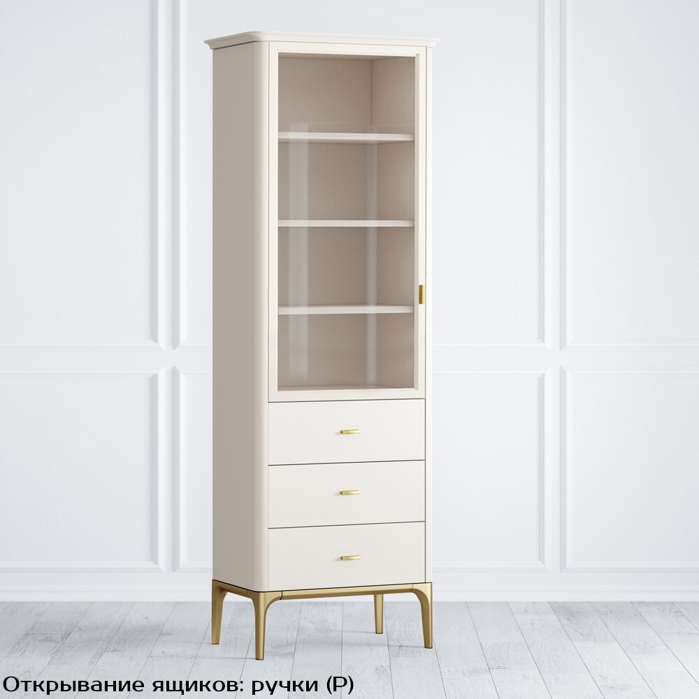 Шкаф книжный малый 3 ящика L 