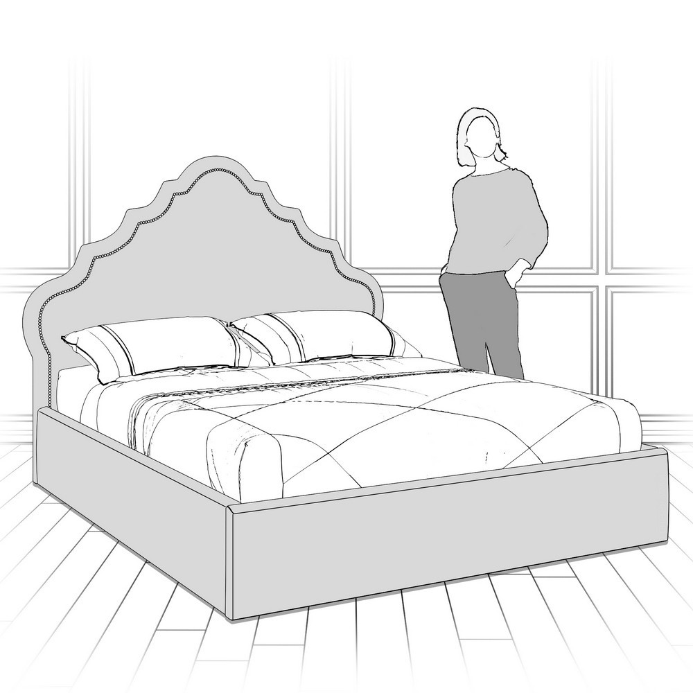 Кровать с подъемным механизмом K08-1200-G-B15