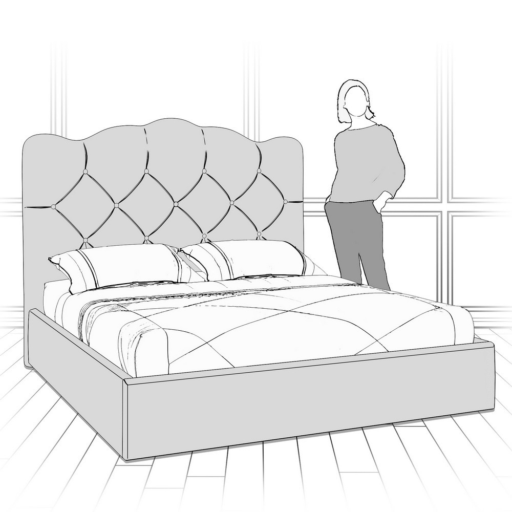 Кровать с подъемным механизмом K70-1400-B14