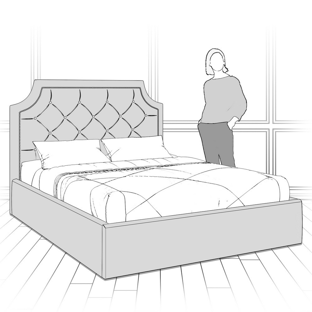 Кровать с подъемным механизмом K09Y-1800-G-B05