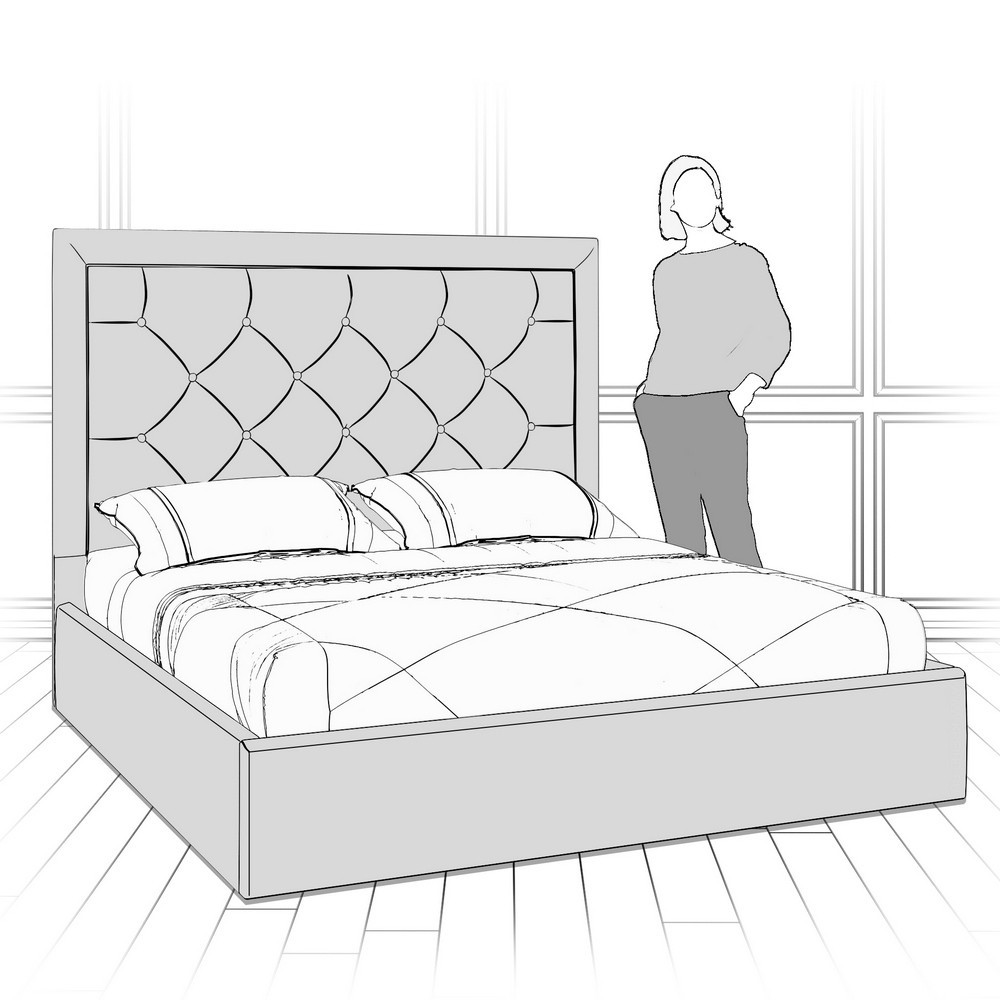 Кровать с подъемным механизмом K20-1200-B01