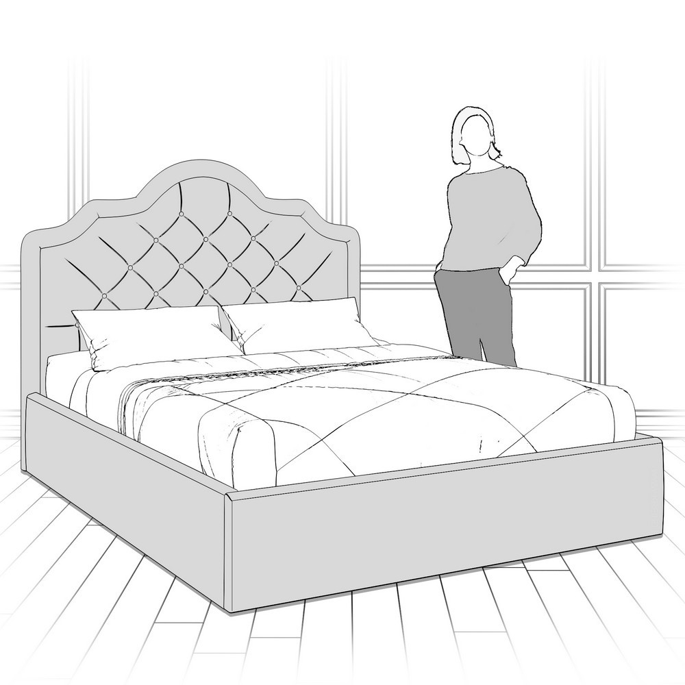 Кровать с подъемным механизмом K05Y-1200-B18